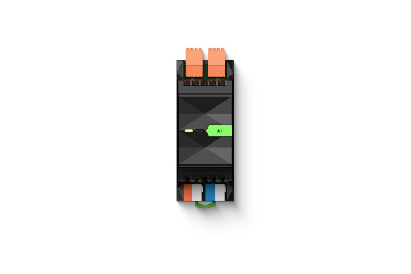 Loxone AI Extension  Az AI Extension 8 analóg bemenetet kínál két külön sorkapocsblokkon.
