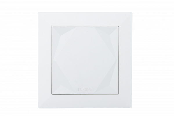 Loxone Touch Air fehér  Elemes, rádiós okosotthon-kezelő öt érintési zónával, beépített hőmérséklet