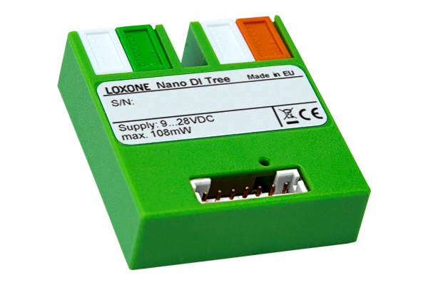 Loxone Nano DI Tree  Kompakt eszköz hagyományos kapcsolók, nyomógombok és nyitásérzékelők Tree b