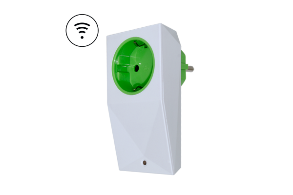 Loxone Smart Socket Air  Rádiós okos dugaszaljzat fogyasztásmérővel és hőmérséklet-érzékelővel, bekö